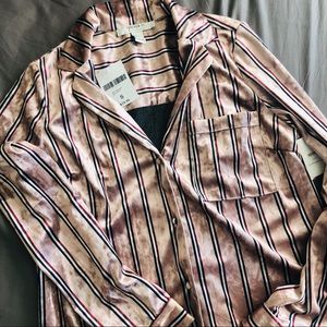 Forever 21 Striped Button Down